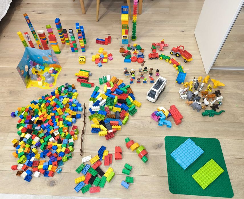 MEGA ZESTAW klocków LEGO DUPLO - (Mikołajki, Gwiazdka) !!