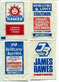 Pacotes de açúcar colecionáveis - James Rawes, anos 1990