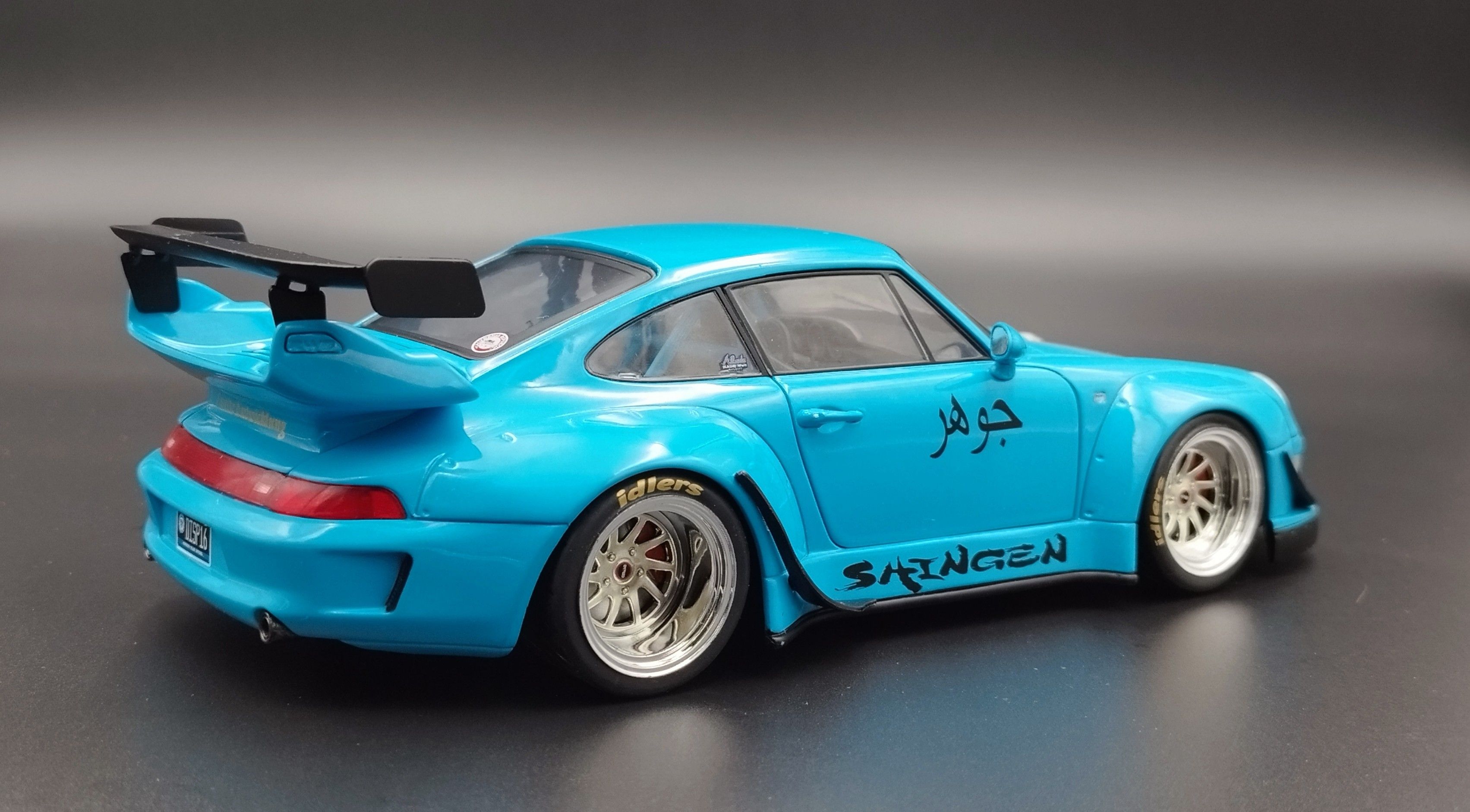 1:18 Solido Porsche 911 (993) Shingen RWB Rauh-Welt BodyKit 2018 Blue
