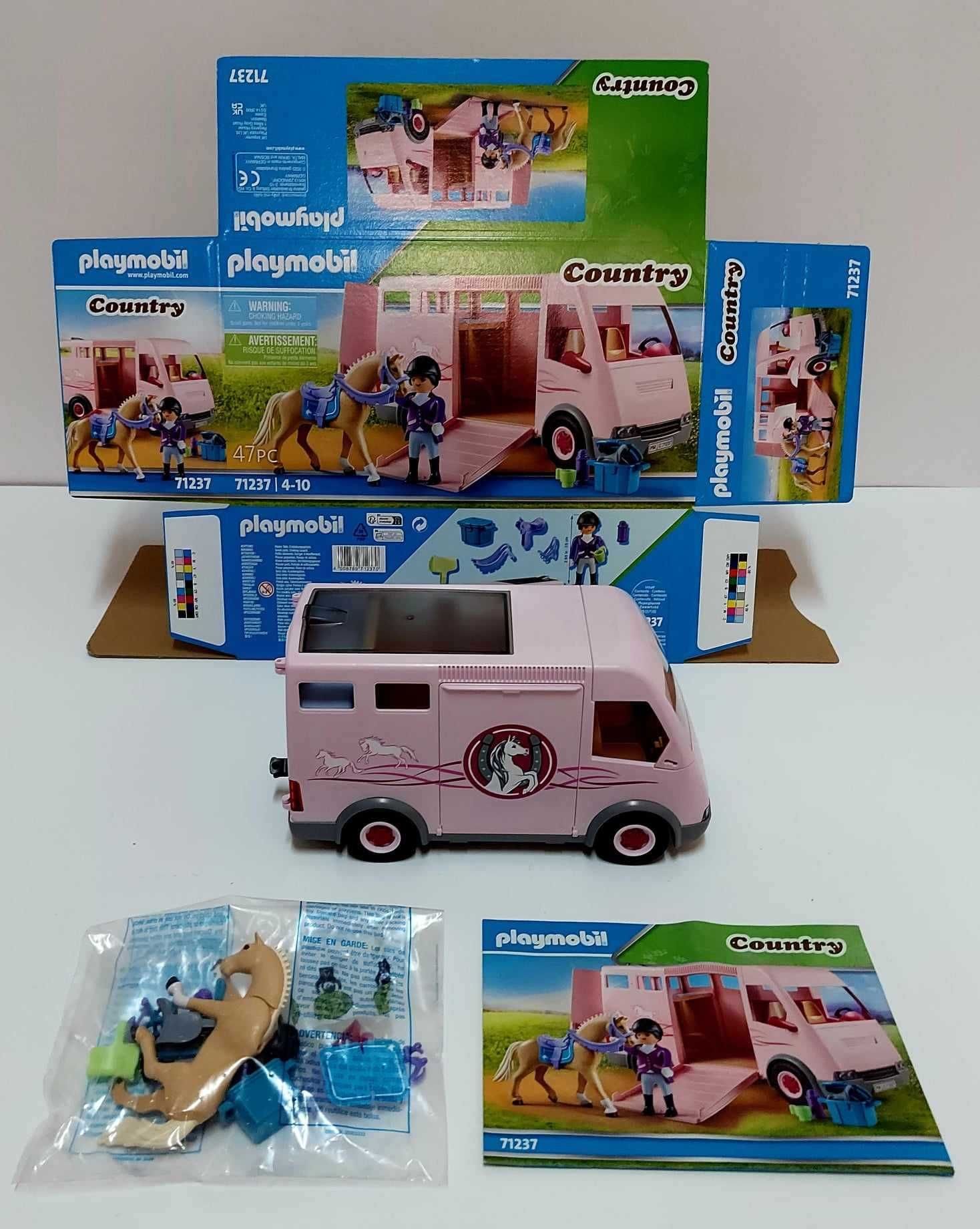 Playmobil 71237 Country Transporter koni.