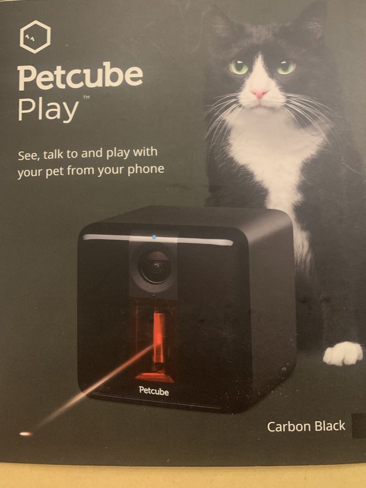 Інтерактивна камера Petcube Play Carbon Black для домашніх тварин