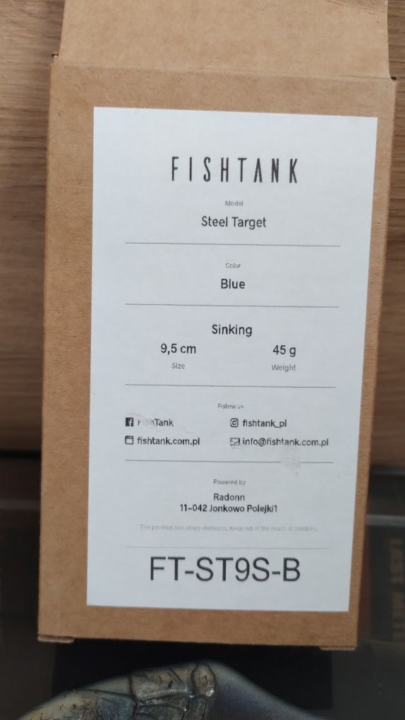 FISHTANK Steel Target 9,5cm 45g