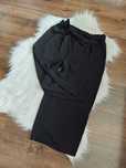 Primark spodnie kuloty czarne pasek l xl 2xl rybaczki flare szerokie