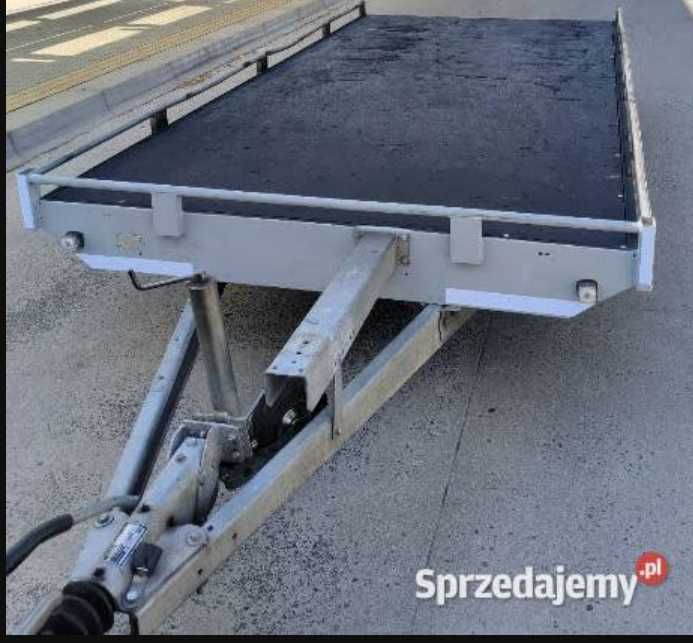 Platforma Laweta Przyczepa ocynk EUDUARD NL 2.7 DMC 4x2m 20 r najazdy
