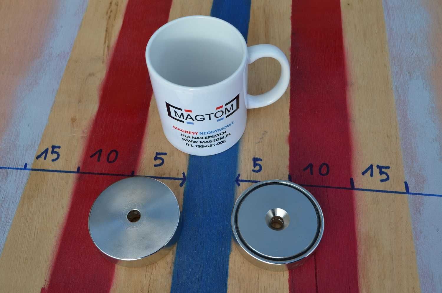 Magnes neodymowy uchwyt magnetyczny na wkręt śrubkę A42 Magtom
