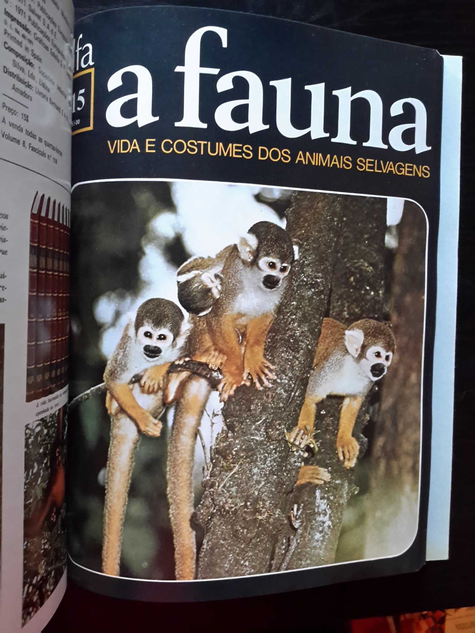 A Fauna - Vida e Costumes dos Animais Selvagens (capas)