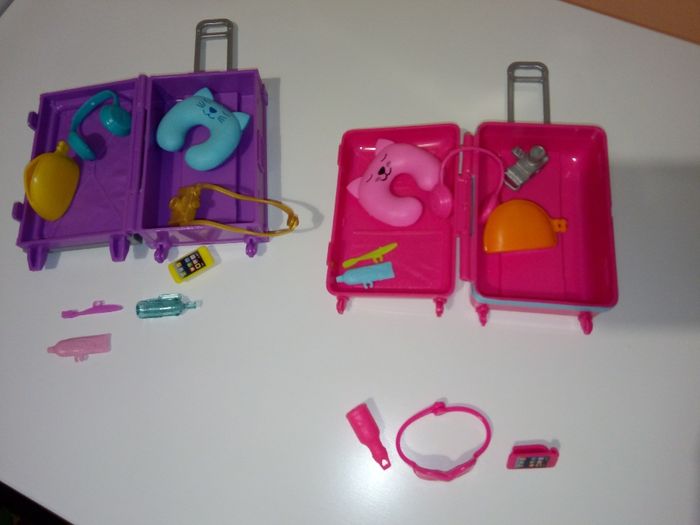 lalka Barbie Daisy w podróży Mattel FWV25, FWV26 +zestaw plażowy akces