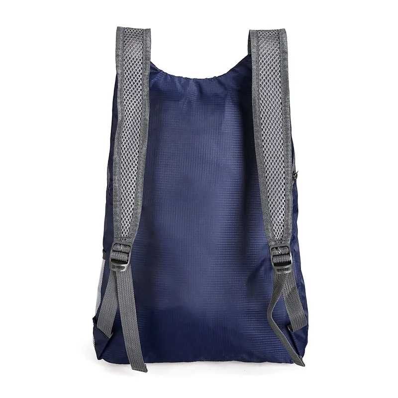 Рюкзак надлегкий 18 л синій, складний, водовідштовхувальна тканина