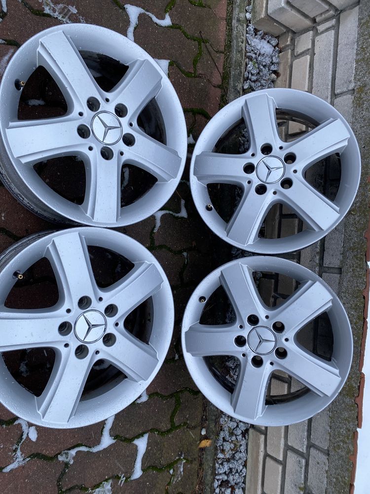 HIT MERCEDES b c e AUDI A4 A6 SKODA kpl ALUFELGI 16” 5x112 ET48 okazja