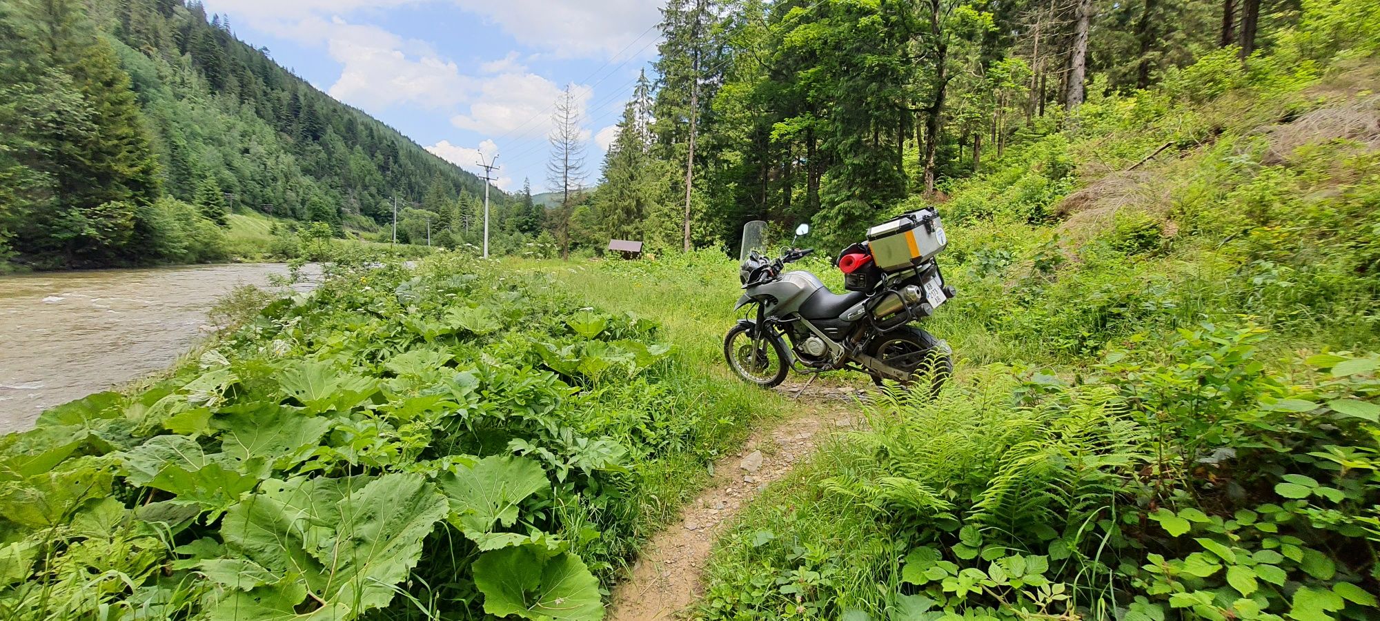 Bmw f650gs, кросова підвіска. Власний мот.