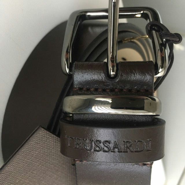 Кожаный ремень TRUSSARDI (Италия). Оригинал
