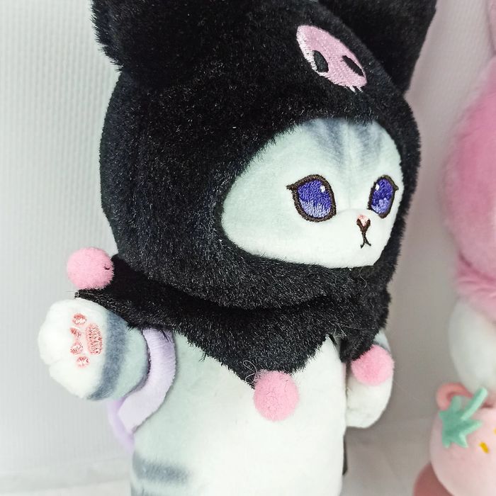 Sanrio М'яка іграшка-котик Shark Cat Mелоді Melody Куромі Kuromi аніме