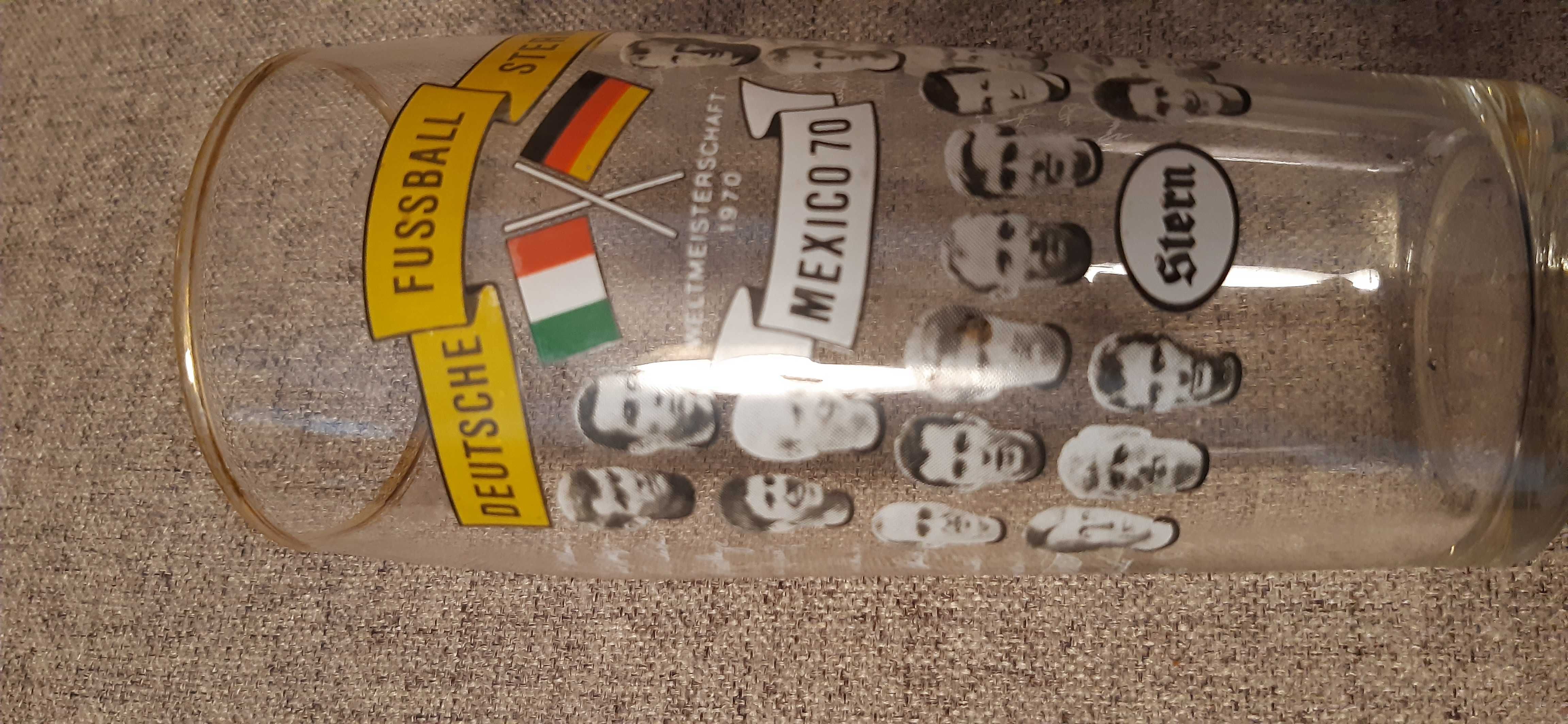 stara niemiecka szklanka piłkarska reprezentacja niemiec
