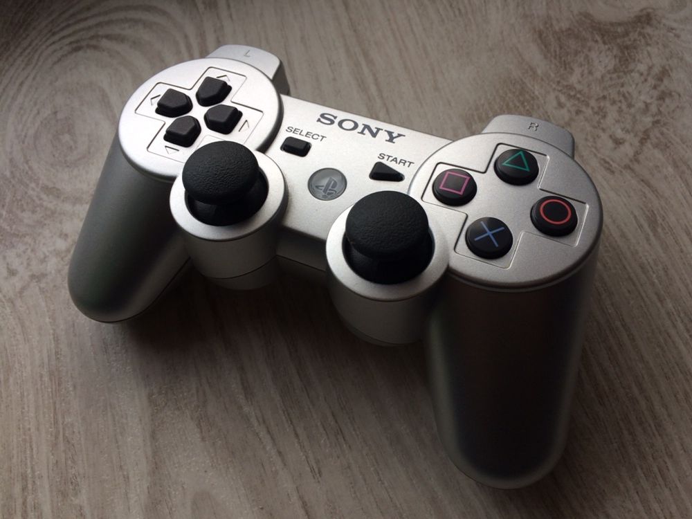 Oryginalny Dualshock 3 Silver pad PlayStation 3 Ps3