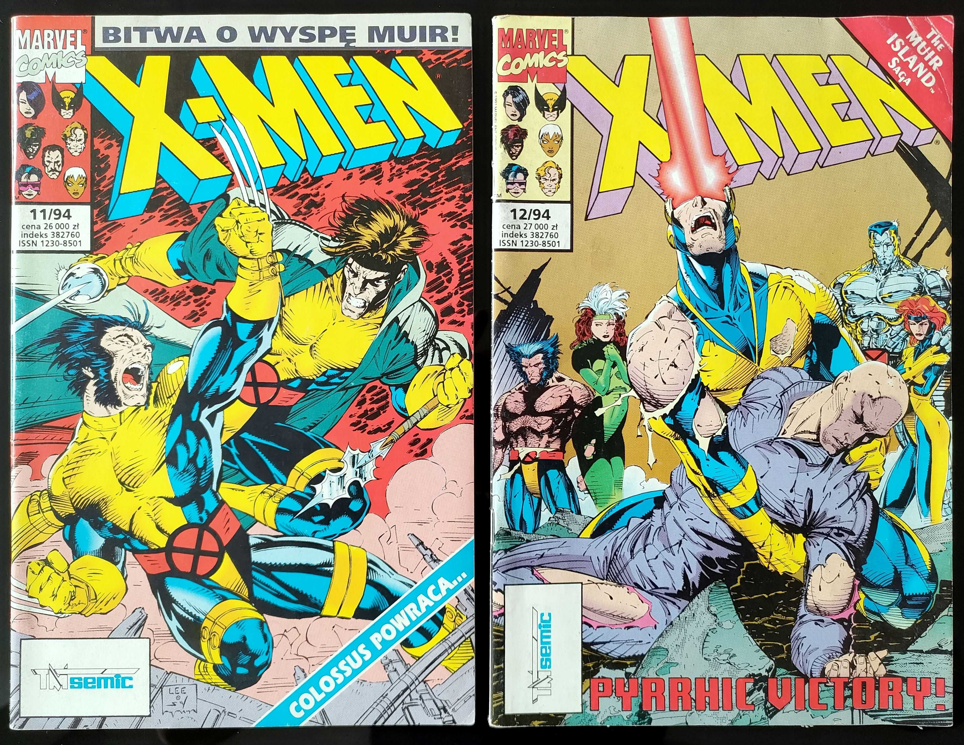 Komiksy X-Men - rocznik 94 - TM-Semic - 12 komiksów (komplet)