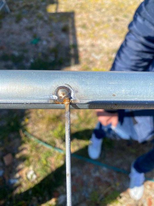 Płot brama ogrodzenie tymczasowe panel "rura w rurze" wzmocnione 3,5m