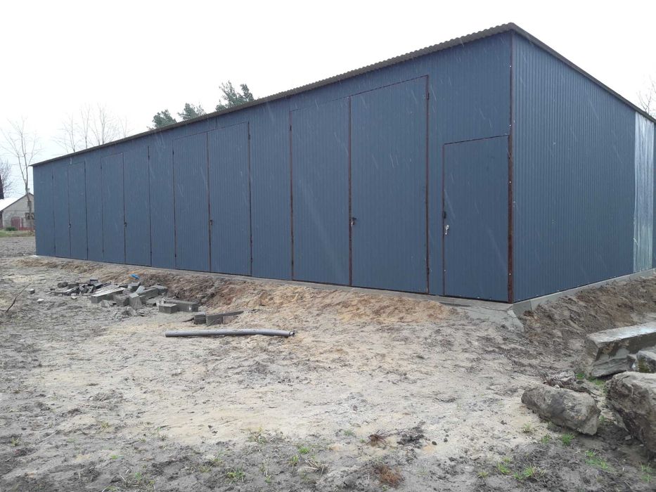 Garaż Blaszany 12x10m Wiata , Hala , Magazyn Rolniczy   -  *GRZYWSTAL