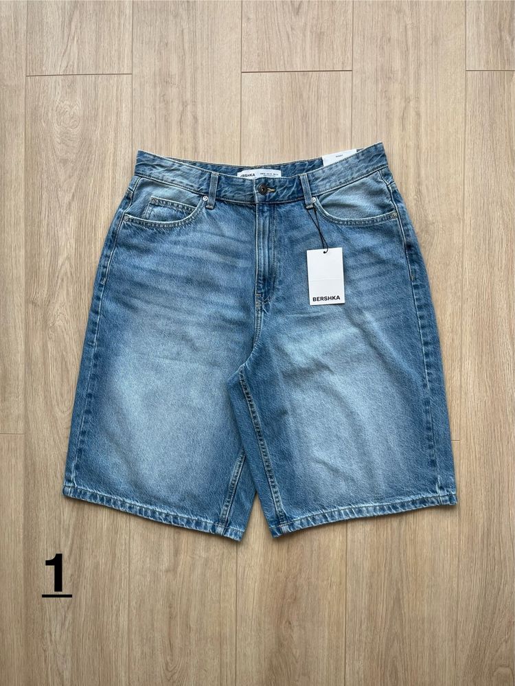 Широкі Шорти (M-L) Zara Pull&Bear Bershka Оригінал Шорты Широкие Нові