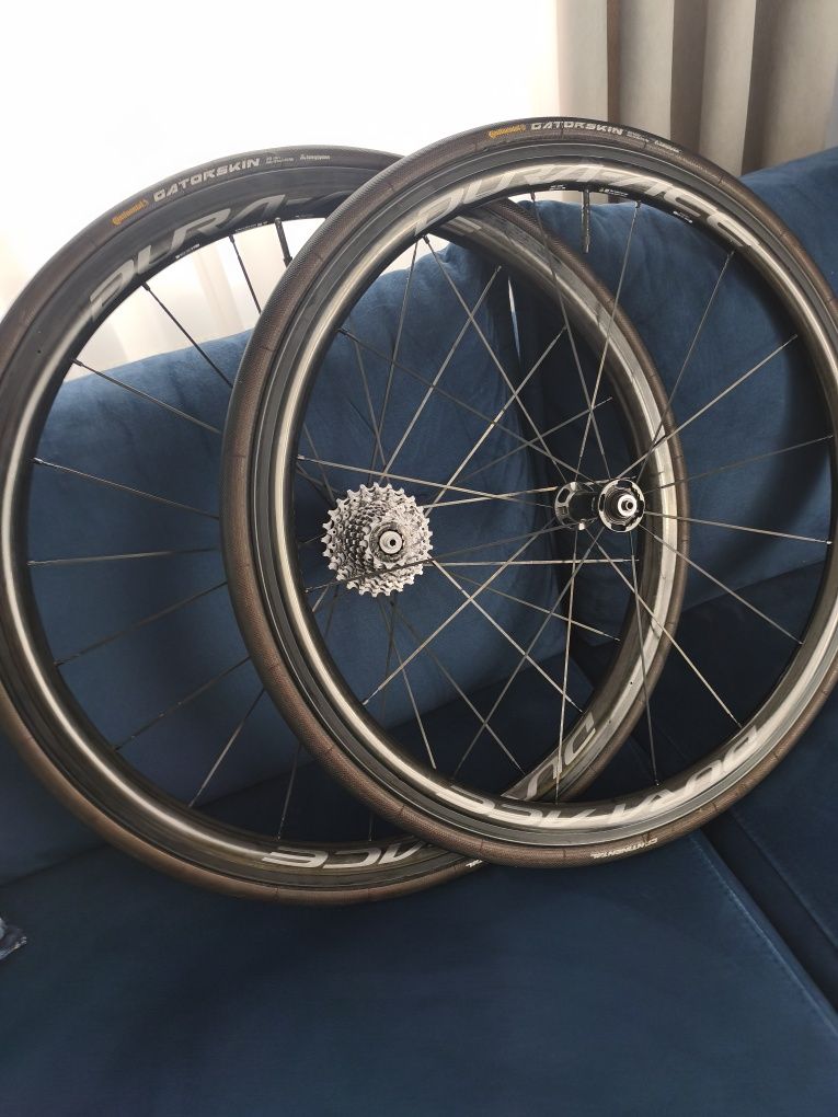 Koła szosowe carbon Shimano dura ace c38 szytka 1350 gram kompletne
