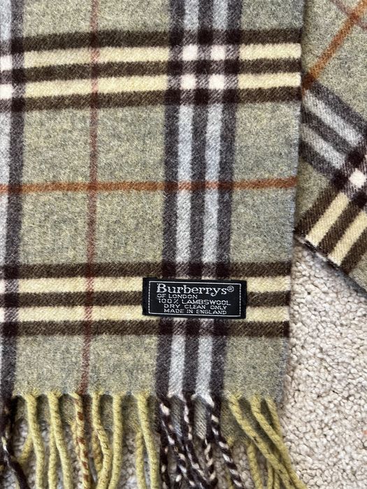 Cachecol Burberry 100% lã