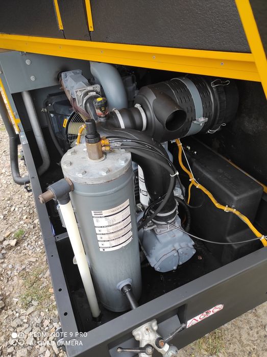 Sprężarka śrubowa Atlas Copco xas 46 spalinowa silnik Deutz 2011