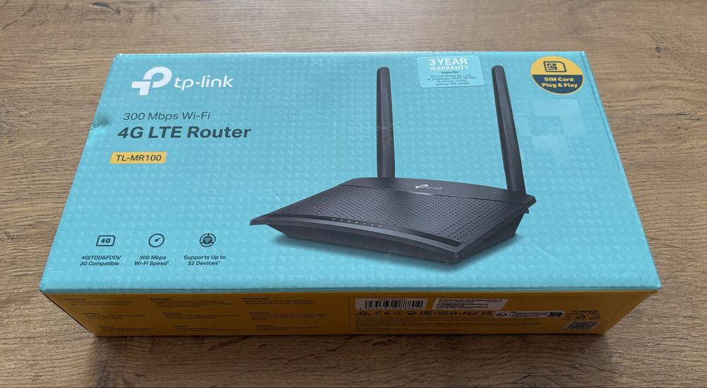 Router TP Link TL-MR100 4G LTE sim