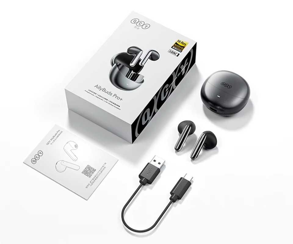 Бездротові навушники QCY HT10 AilyBuds Pro+ (Чохол в подарунок)