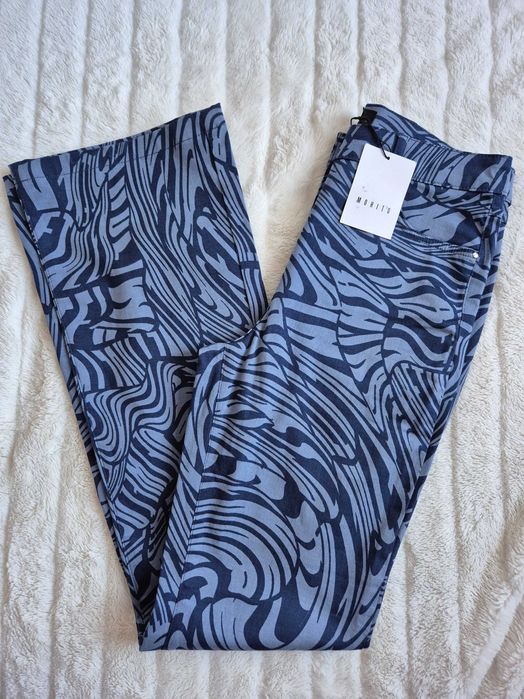 NOWE spodnie jeansy Mohito 38 M bawełna oryginalny wzór