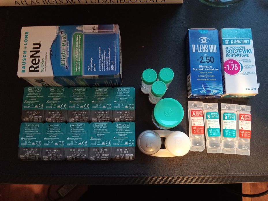 Zestaw soczewek kontaktowych + akcesoria Menicon / B-Lens / Daylenses