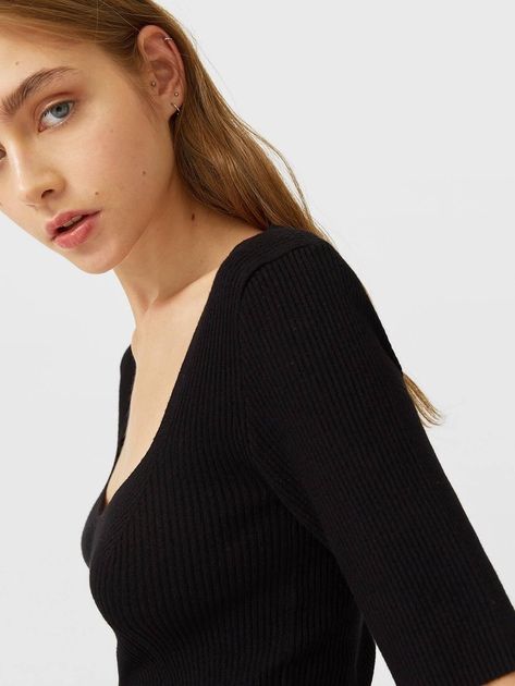 Топ трикотажний Stradivarius