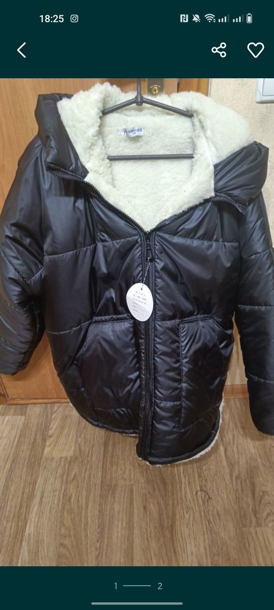 Продам жіночу зимову куртку розмір 62