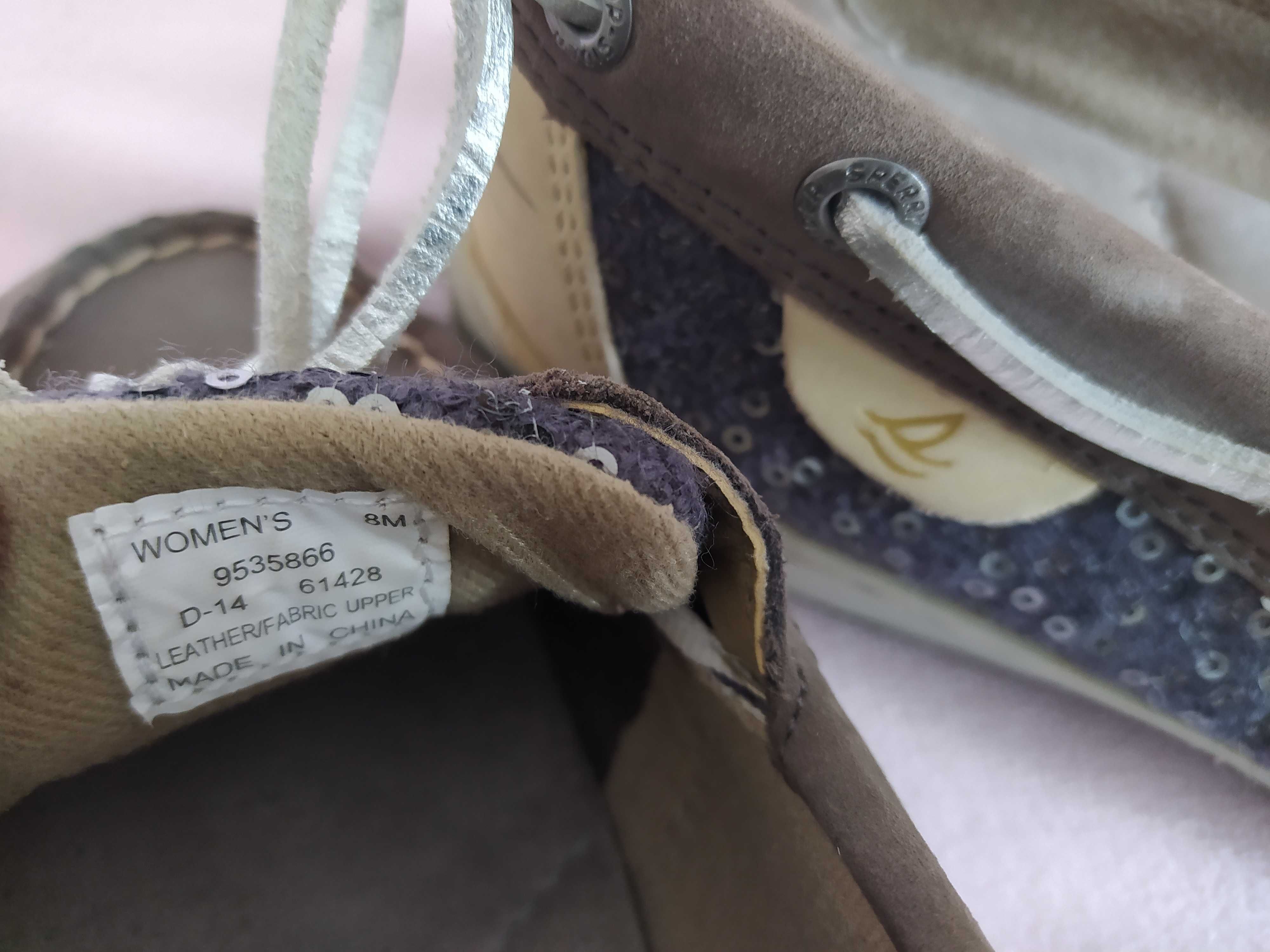 Buty mokasyny żeglarskie półbuty Sperry Top- Sider  r. 39 skóra