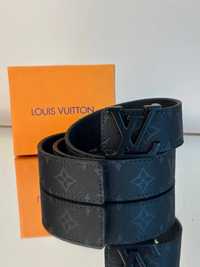 Pasek skórzany Premium Louis Vuitton monogram skóra naturalna LV