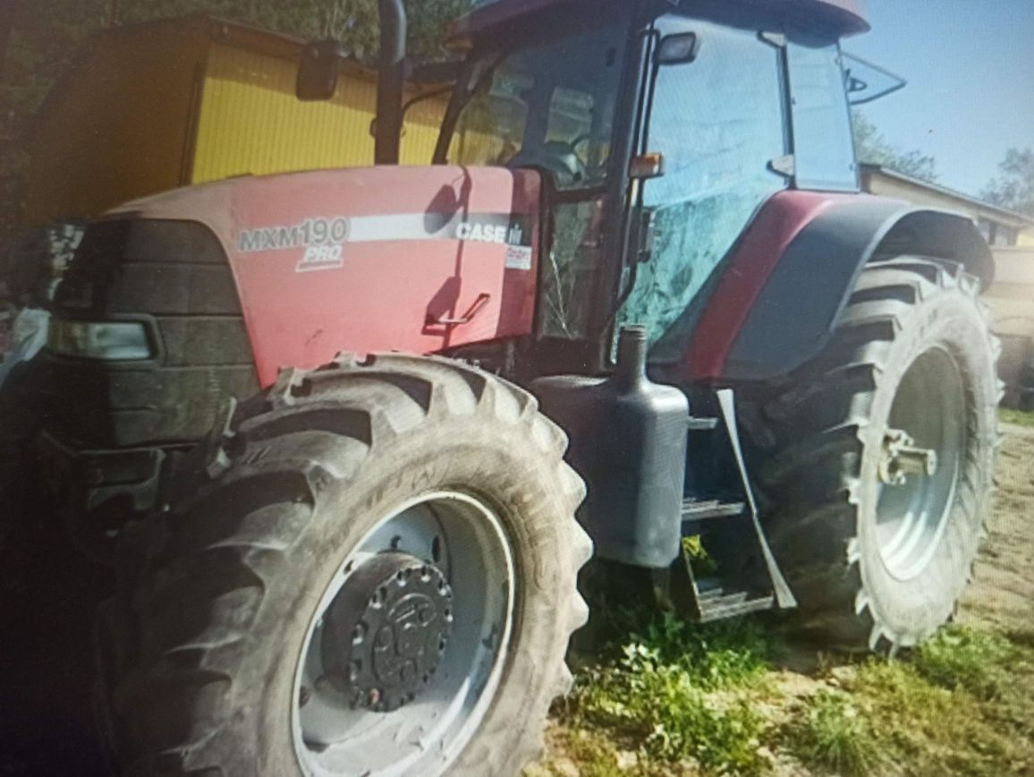 części CASE MXM 190 New Holland TM 175 kabina zwolnice szyby maska