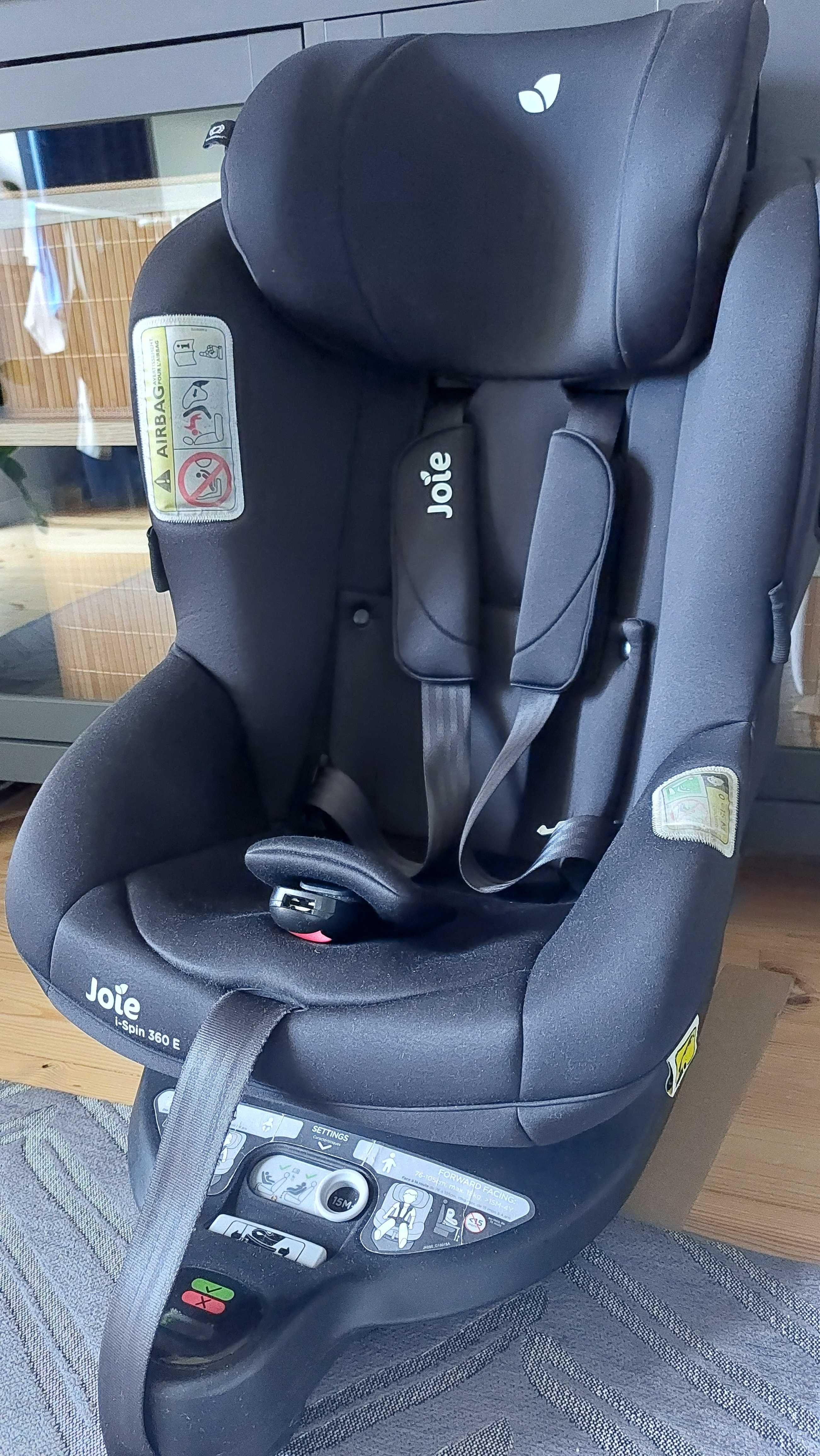 Fotelik samochodowy Joie i-spin 360 obrotowy