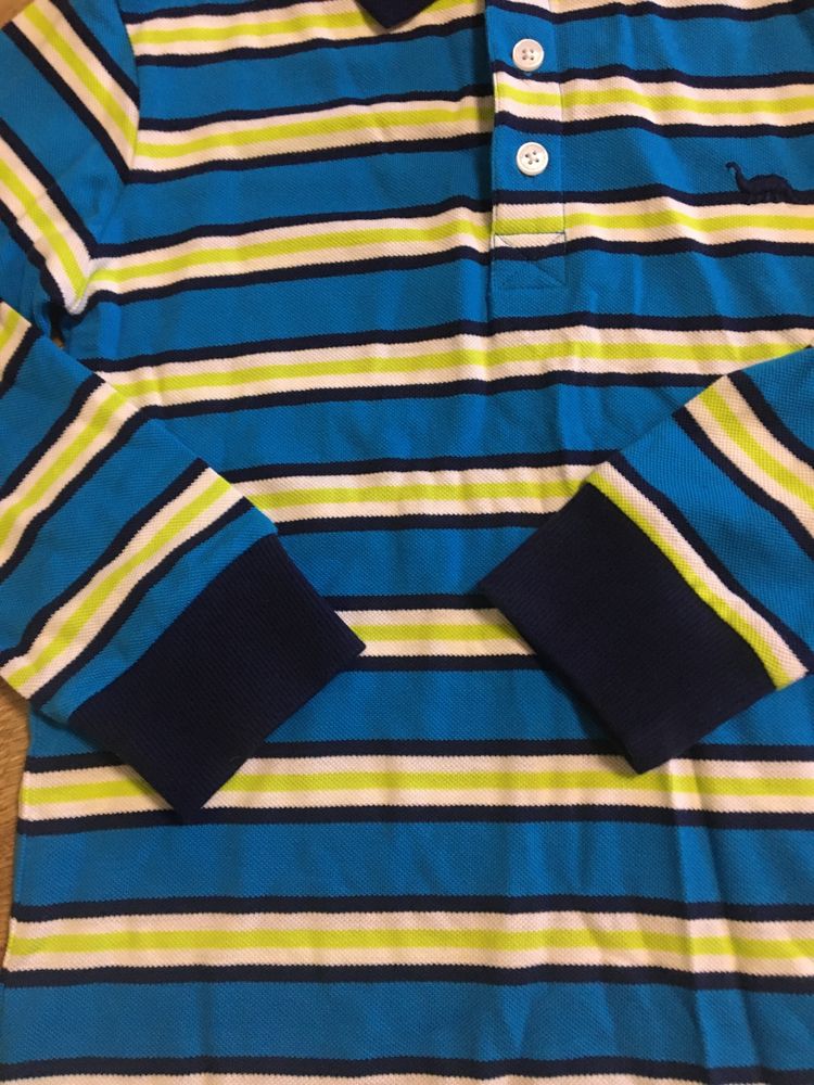 Новый реглан поло лонгслив рубашка Bluezoo 5-6 лет