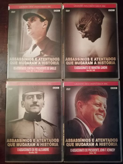 DVD sobre Assassinos e Atentados