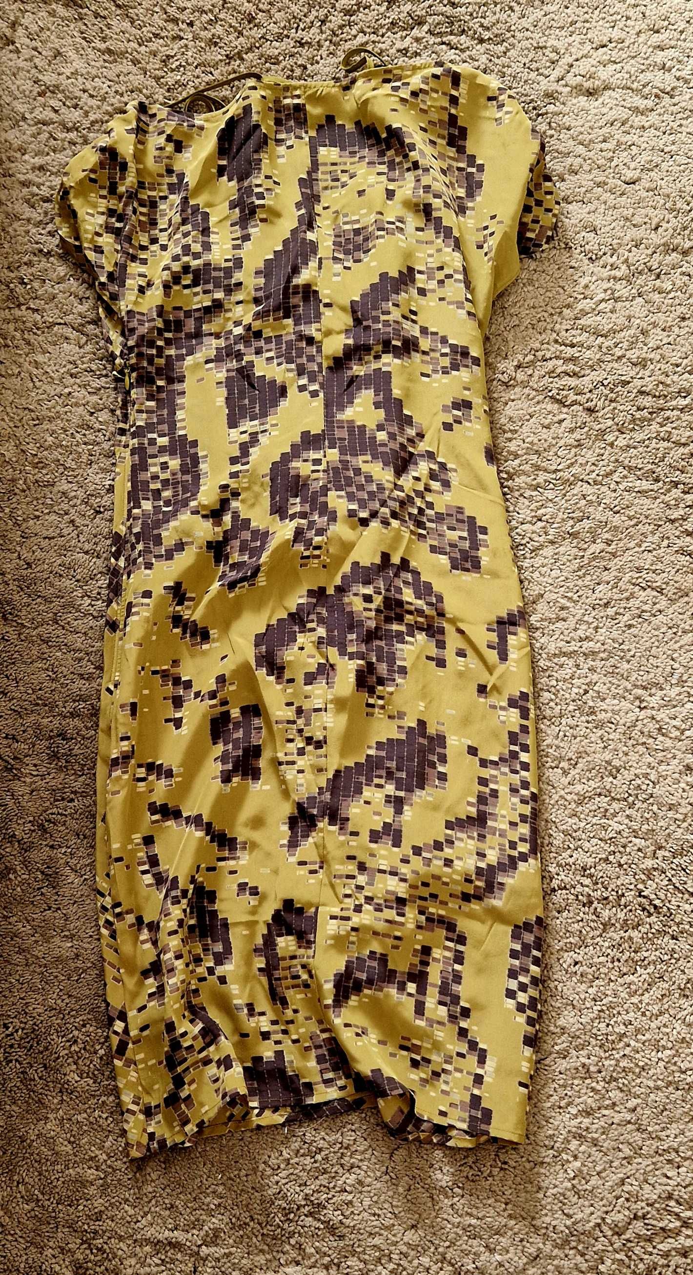 Jedwabna sukienka 100% jedwab TED BAKER 34 XS