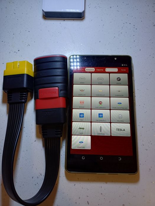 Комплект автодіагностики THINDIAG  +  Планшет