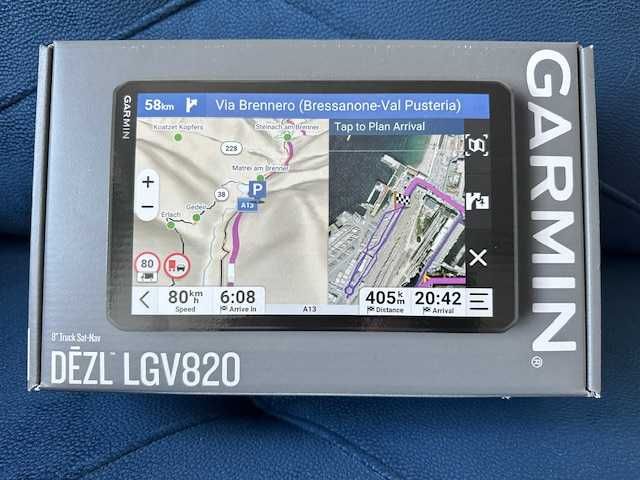 Nawigacja GPS dla ciężarówek Garmin dēz LGV820 3 lata Gwarancji