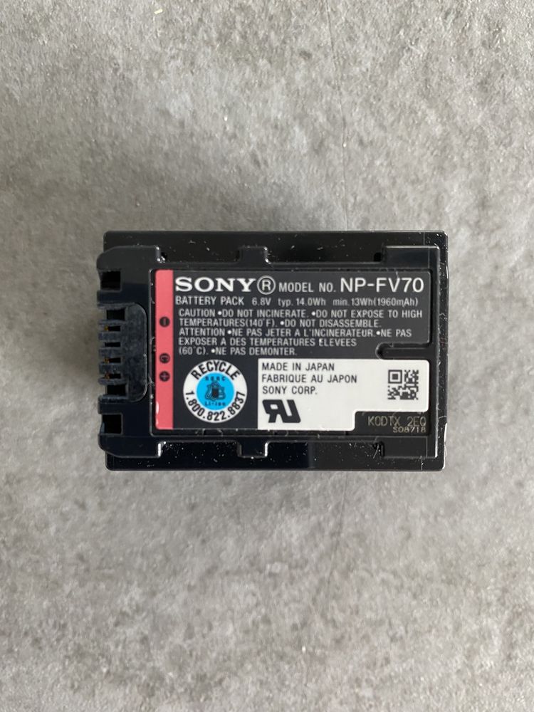 Sony Аккумулятор Sony NP-FV70 Оригинал