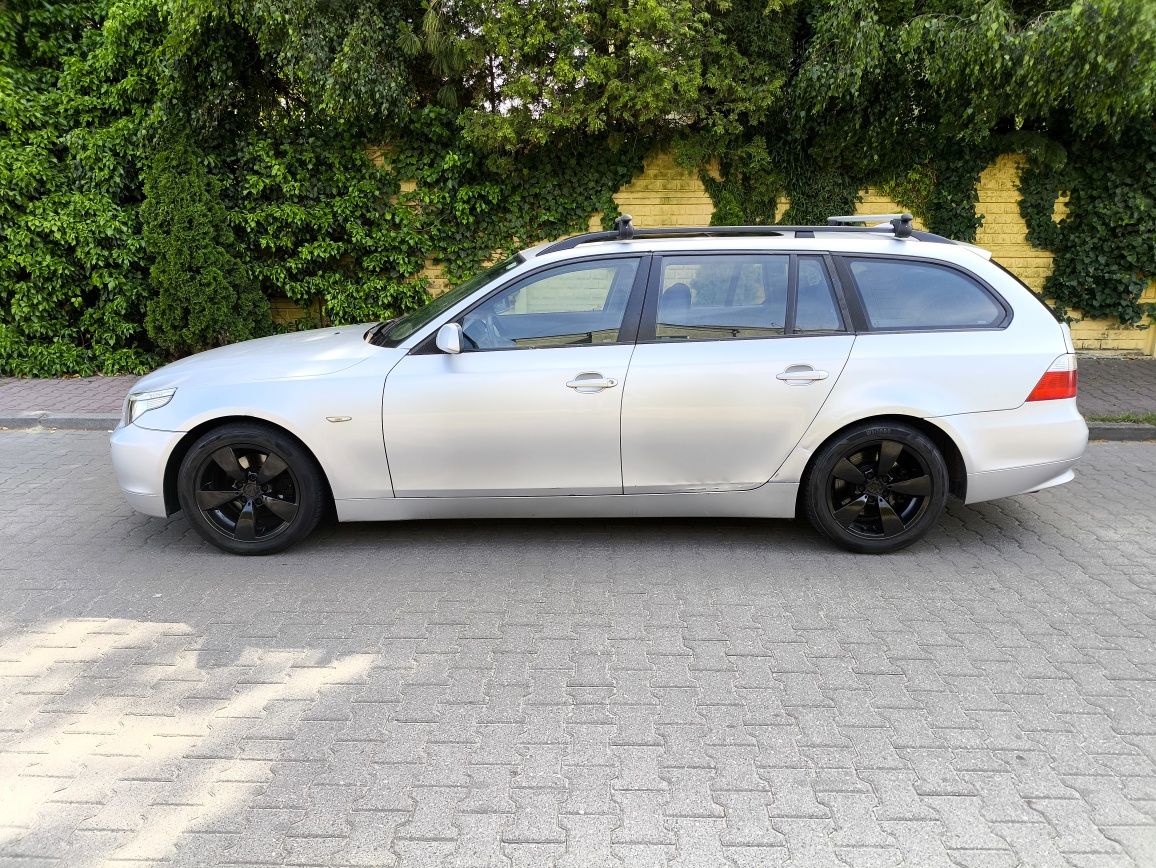 BMW E61 2.5D skóra,Automat,el.,Aluski,Panorama