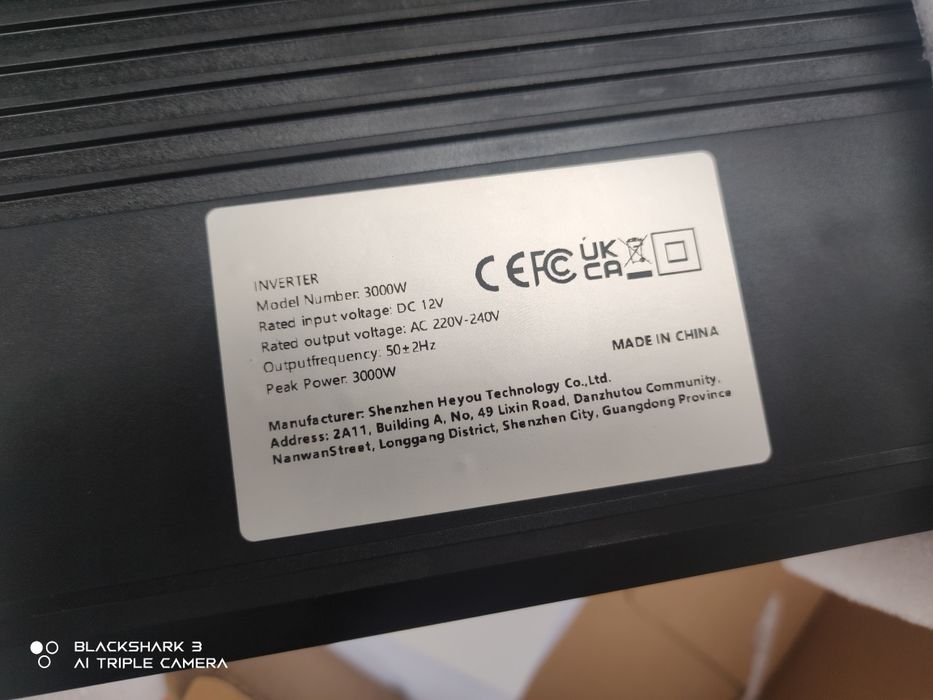 Инвертор 3000вт 12v/220v