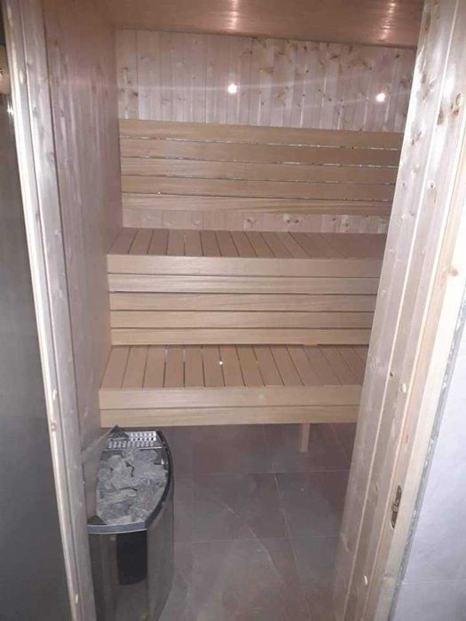 Sauna wewnętrzna , wolnostojąca