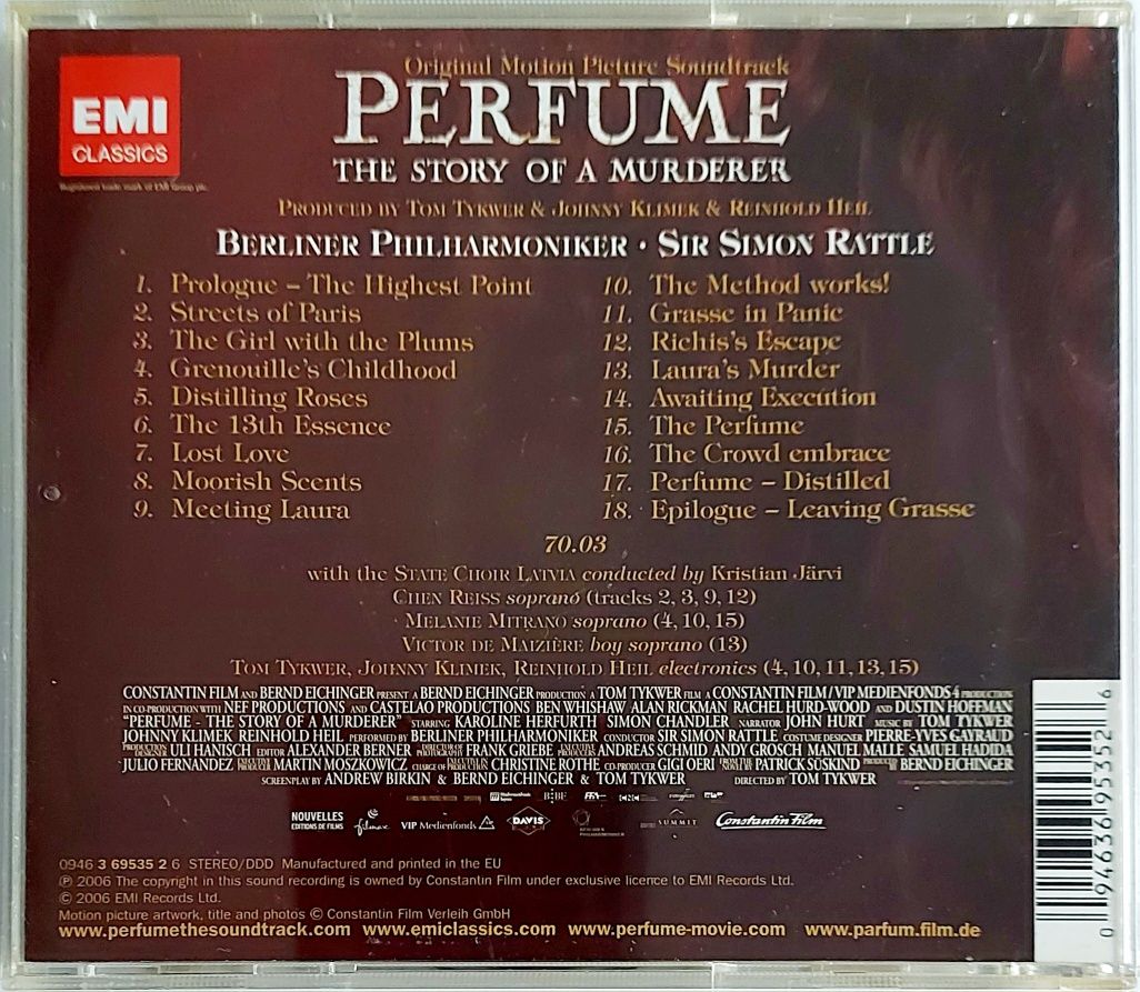 Soundtrack Perfume The Story Of A Murdered 2006r