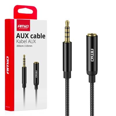 Kabel audio przedłużacz AUX Mini Jack 3.5mm 2m
