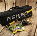 Cana de Pesca Nova Bolsa e acessórios