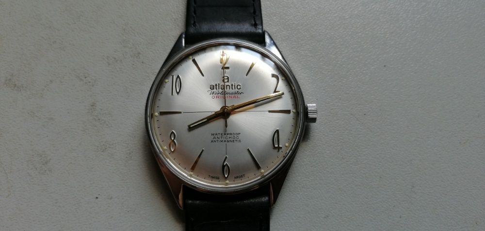 ATLANTIC worldmaster STALOWY zegarek 2