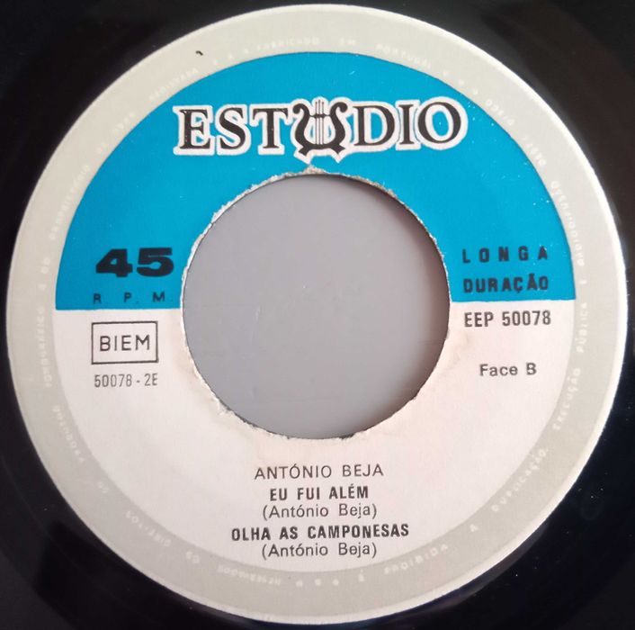 António Beja - - - - - Há Mil Anos Cantava Eu - - - - - EP