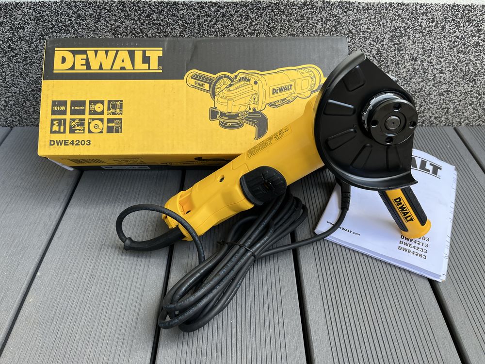 Szlifierka kątowa Dewalt DWE 4203 - 125mm - 1010W nowa